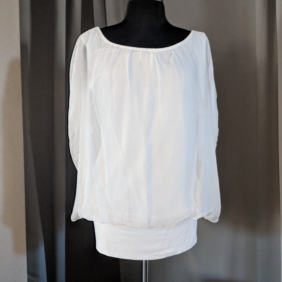 Nostalgia Tops - White Nostalgia Blouse